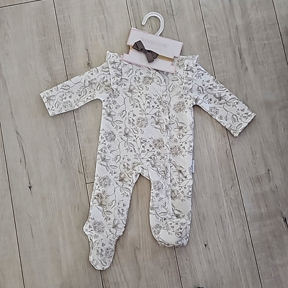 0-3 month Shabby Chic baby sleeper